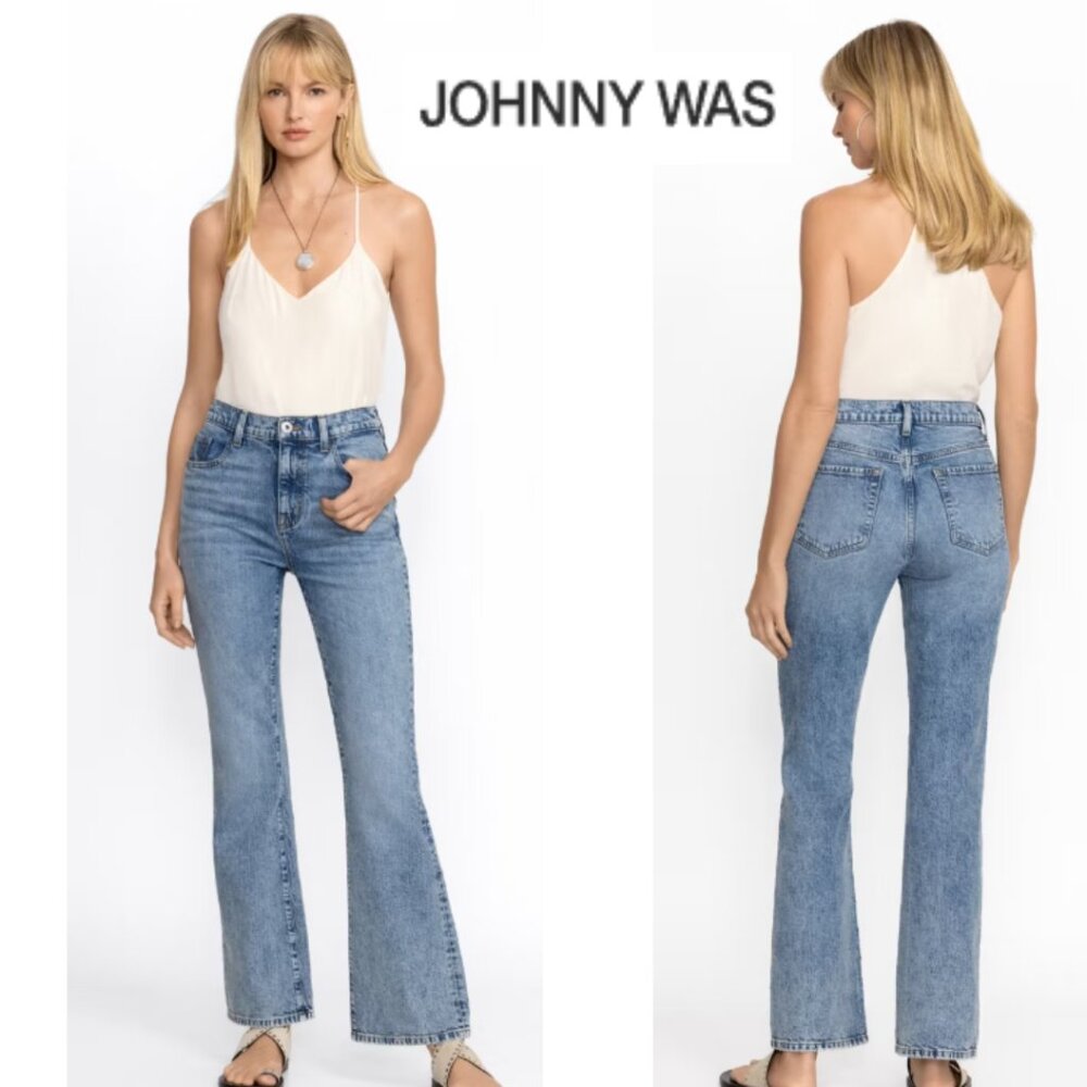 NWT Johnny Was Milan Boot Cut Signature Jeans (Size 32)